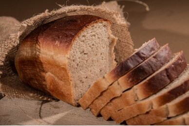 White scalded bread