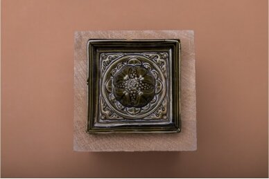 Souvenir magnet-tile „Pomegranate fruit“ 3