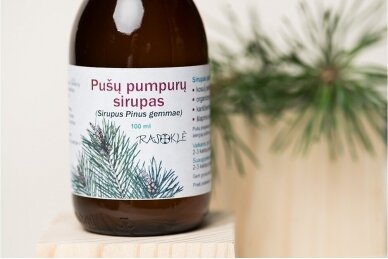 Pine bud syrup (Sirupus Pinus gemmae) 2