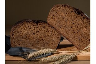 Ruginė kaimiška duona be cukraus 2 kg