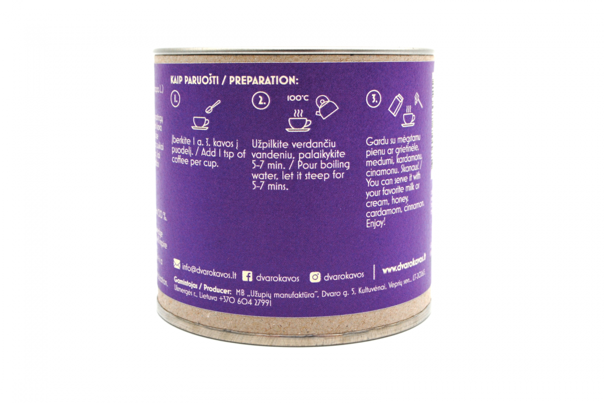 Varnalėšų šaknų kava 100 g 1 Varnalėšų šaknų kava 100 g 1